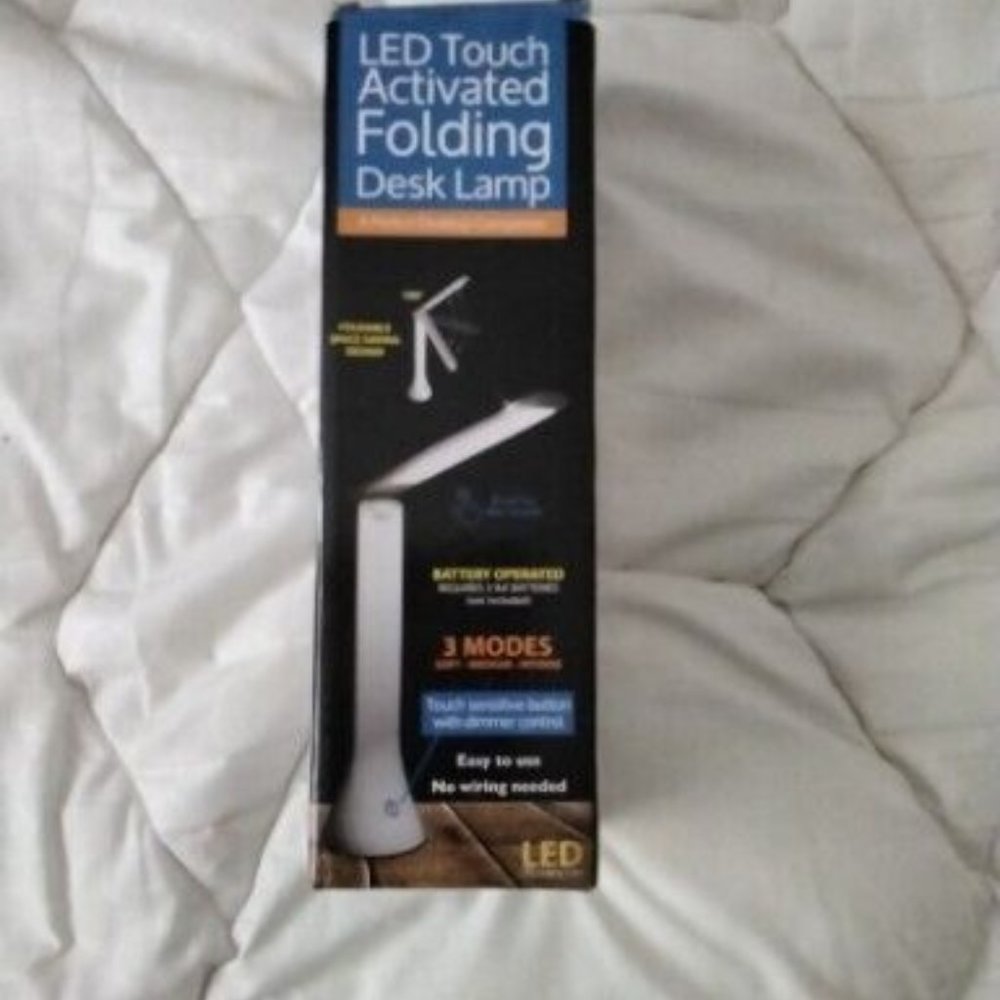 LED Touch Activated Folding Desk Lamp